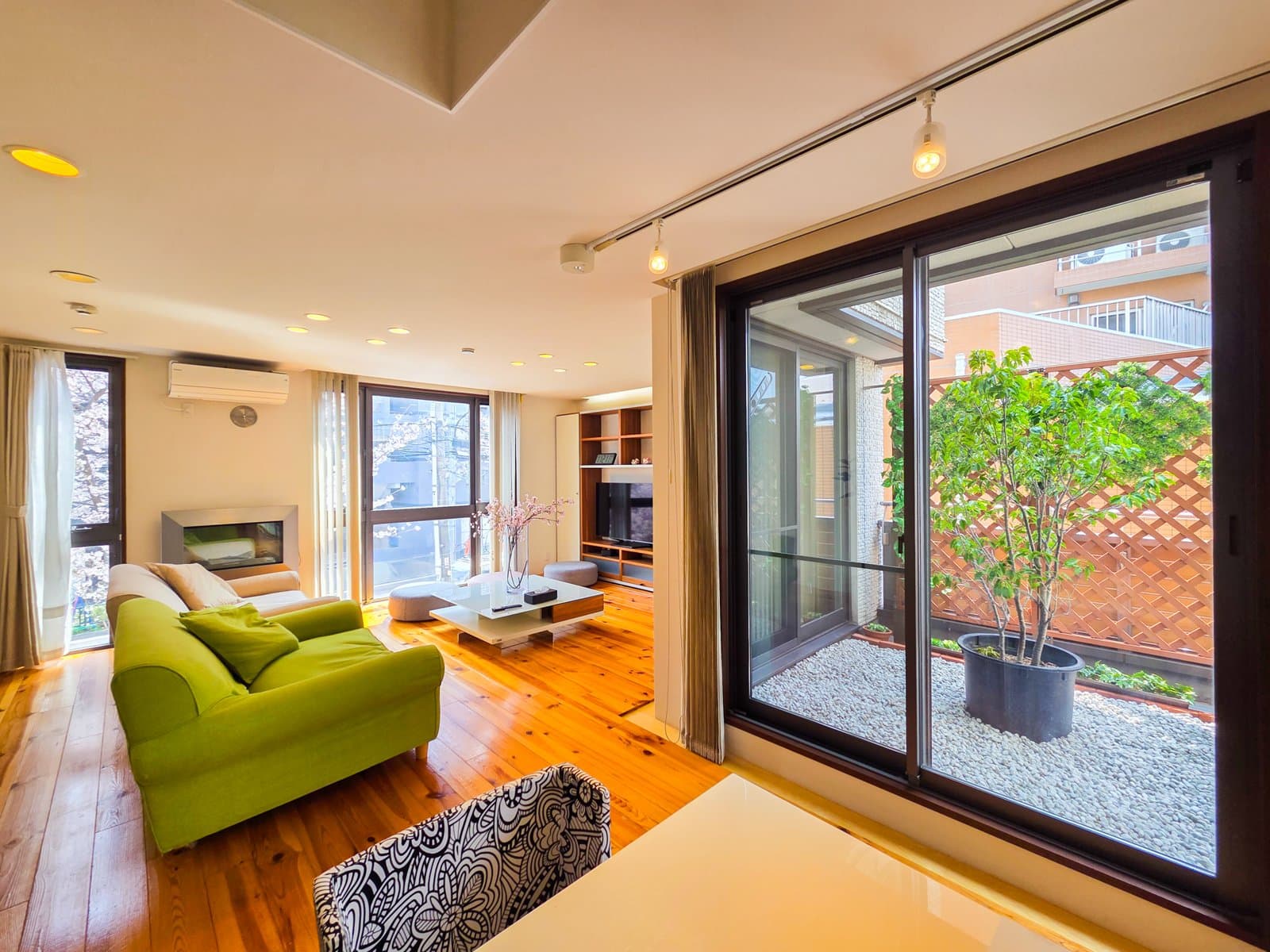 A shared living area for meals, planning and downtime